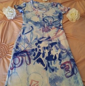 Multi Color Short Dress